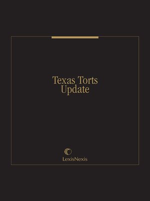 cover image of Texas Torts Update